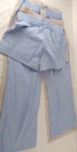 Next Women's  2 Cotton Striped Pyjama Bottoms Size L & 2 Shorts Brown & Blue New