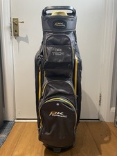 Powakaddy Dri Tech Golf Cart Bag Black/Gun Metal/Yellow 2024