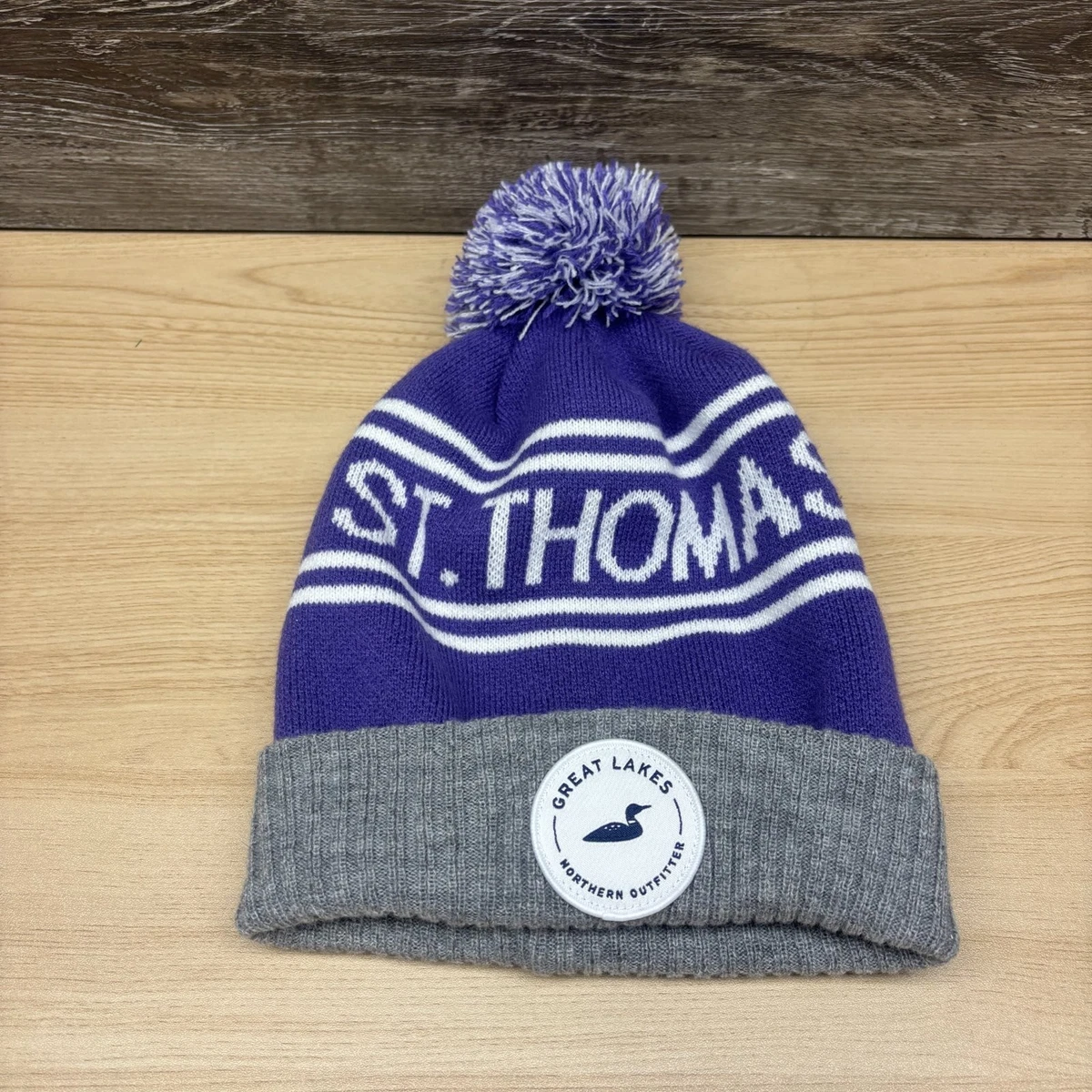 St Thomas Tommies Embroidered Logo Strap-on Visor OS St. Thomas 1493 Strapback Baseball Cap Brown One Size  main image 2