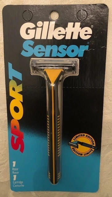Gillette Sensor グルーミングツールセット Gillette Sensor Razor Sport Metal Shaver Handle 93 USA fit Excel 3