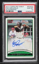 2012 Topps Pro Debut Auto Didi Gregorius #PDA-DG PSA 10 GEM MT Auto tj0
