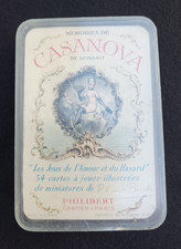 Jeu de cartes "Mémoire de Casanova" de Seingalt