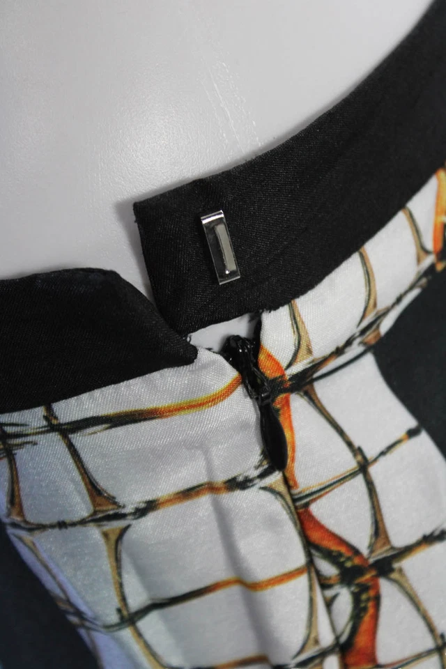 Pantalones Clover Canyon para mujer con estampado abstracto multicolor talla pequeña Foto 4 de 4