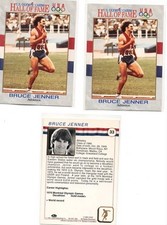 (LOT OF 3) CAITLYN (BRUCE) JENNER - HALL OF FAME OLYMPIC CARD # 33