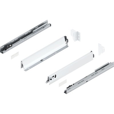 Blum Tandembox antaro N 30kg 450mm  Vollauszug Möbeldämpfer-Blumotion seidenweiß
