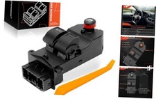 Front Driver Side Master Power Window Switch Compatible with Honda Civic 2001