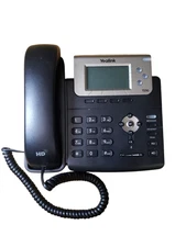 IP Phone Yealink Office Telephone SIP-T23G 3-Line Gigabit POE | tested working