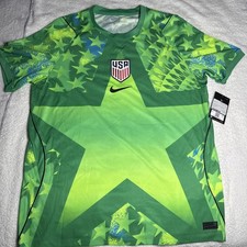 NWT Nike Dri-Fit USMNT 2026 Stadium Goalkeeper Green Soccer Jersey Men’s Sz L