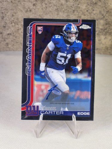 2025 Topps Chrome - Rookie Autographs Abdul Carter #RA-AC (AU, RC)