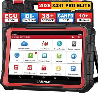 LAUNCH X431 PRO ELITE Profi OBD2 Diagnosegerät ALLE SYSTEM Bidirectional Tools