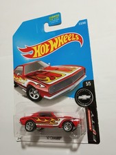 2017 Hot Wheels Camaro Fifty Years '67 Camaro In Red W/Flames
