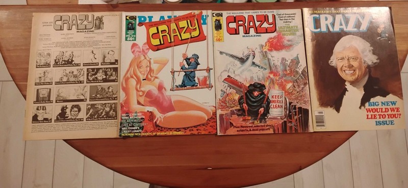 Crazy Magazine Lot of 4 (1974-77)