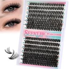 Lash Clusters Fluffy Eyelash Extensions 280Pcs 50D 60D Volume Individual Lashes 