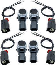 4 Pcs Bumper Park Assist Object Sensor with Connector Fit for Chevy Silverado/Ta