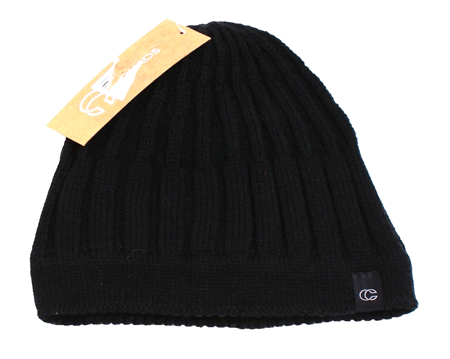 Chaos Women's Black Fleece Lined Knit Beanie