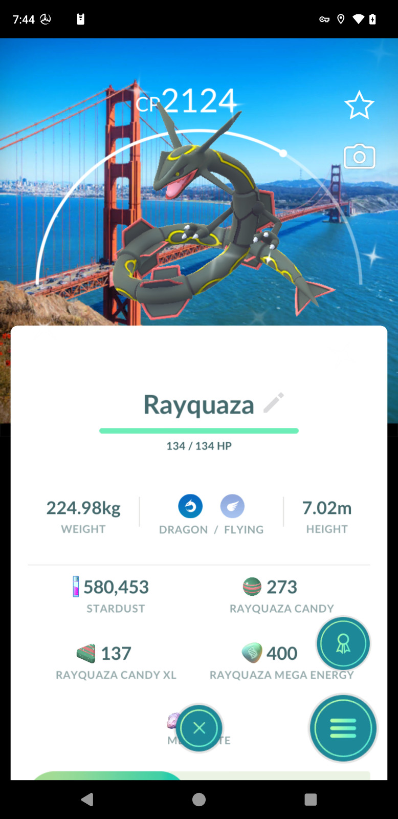 ✨ Shiny Rayquaza  - San Francisco Background | Tr—de 20K | P—T—C ✨