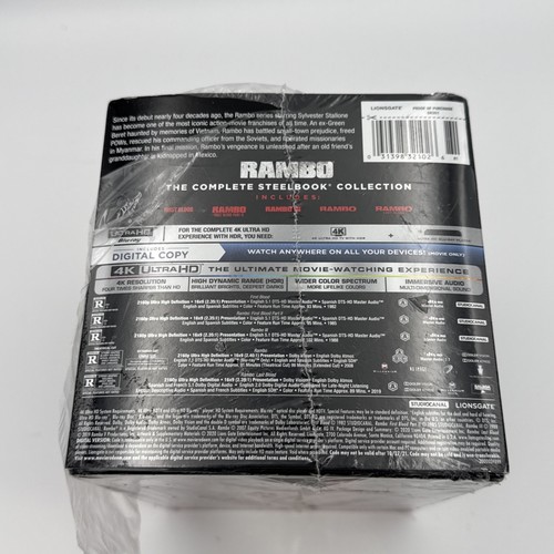 Rambo: the Complete Collection (Ultra HD) BEST BUY 4K Steelbook - Picture 5 of 6