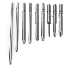 Screw Bit Set Includes Precision Heads Suitable for Different Screws Types
