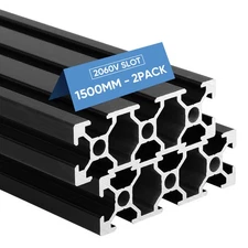 1500mm 4040 V Slot Aluminum Extrusion European Standard for 3D Printer, CNC
