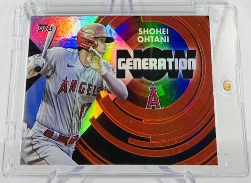 Shohei Ohtani RARE REFRACTOR INVESTMENT CARD TOPPS CHROME DODGERS MVP MINT