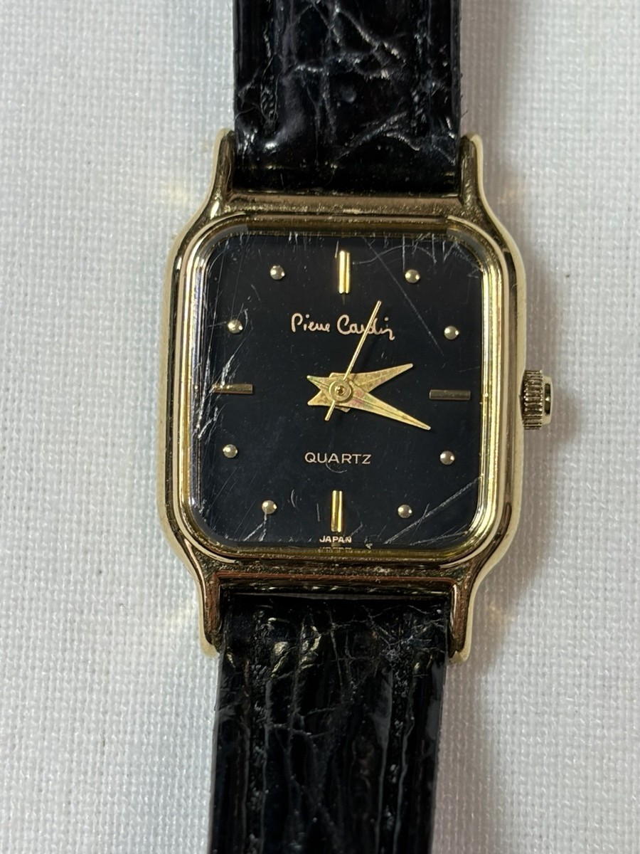 Elegant Gold-Tone Women\'s Dress Watch with Black Dial Round Women main image 2