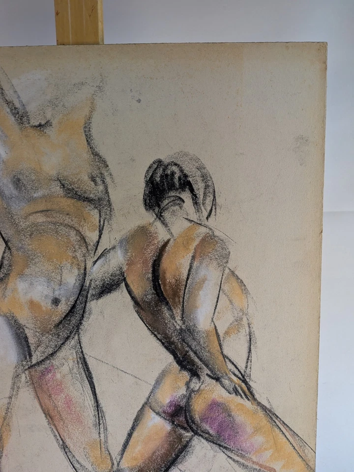 Figura de colección John Huszer 1913-83 estudio arte moderno mujer desnuda Rhode Island mcm Foto 3 de 4