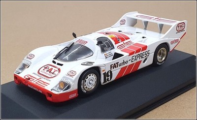 Quartzo 1/43 Scale Q3068 - Porsche 956 Short Tail ''BRUN FATURBO'' White/Red