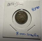 1872 Seated Liberty Dime