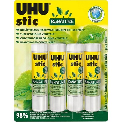 UHU stic ReNATURE Klebestifte 21,0 g, 4 St.