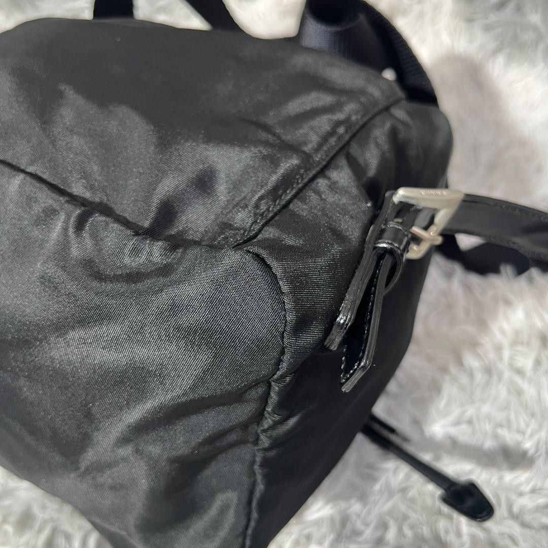 PRADA Backpack Nylon Triangle Logo from japan thumbnail 10