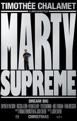 Marty Supreme,2025,Original,DS,One Sheet,27×40,NMint,A24,Movie Poster