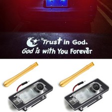 License Plate Lamp 2x Fit For Bmw 1 2 3 5 Series - Bright Durable