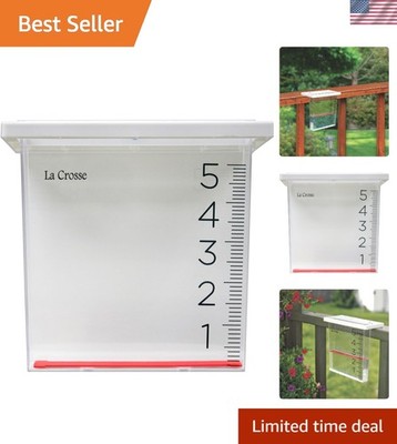 La Crosse Waterfall Rain Gauge - Accurate Rain Measurement with Vibrant Design