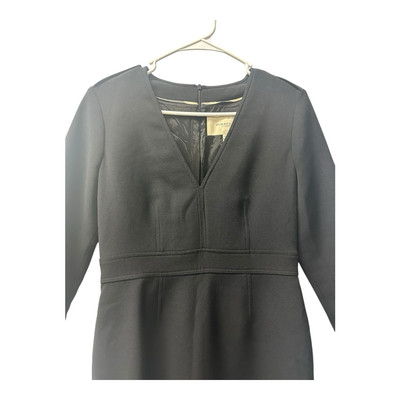 BURBERRY Vネックワンピース 6Y Burberry London Black Sheath Dress Womens Size 40 US 6 Made in