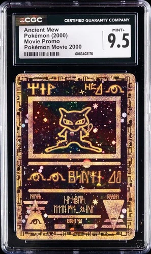 2000 ANCIENT MEW POKEMON MOVIE PROMO CARD CGC 9.5 Mint+
