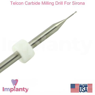 Telcon Dental Carbide Milling Drill for Sirona Precise Stable & Efficient