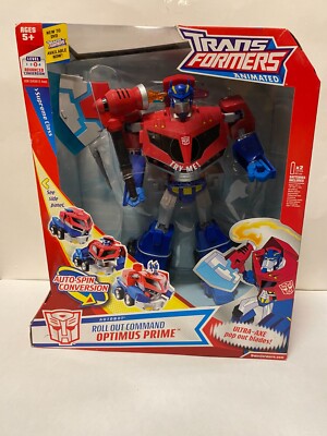 Transformers Animated 2007 Roll Out Command Optimus Prime MISB