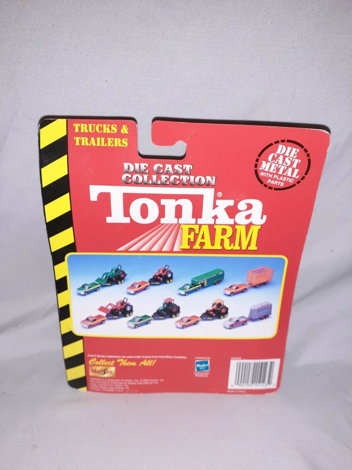 NIP Tonka Farm Die Cast Collection Truck Tractor Trailer 1:64 Hasbro 2002 - Image 2 of 2