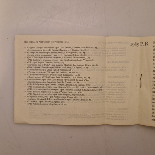 Patrick Raynaud - Rückzug von "Postkarten - 1985 " - komplett - Ausstellungen - Bild 11 von 23