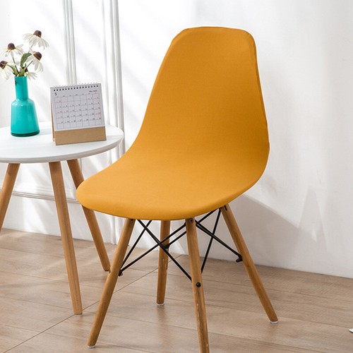 Shell Chair Dining Chair Cover Stretch Armless Banquet Party Home Dining Room - Picture 6 of 17