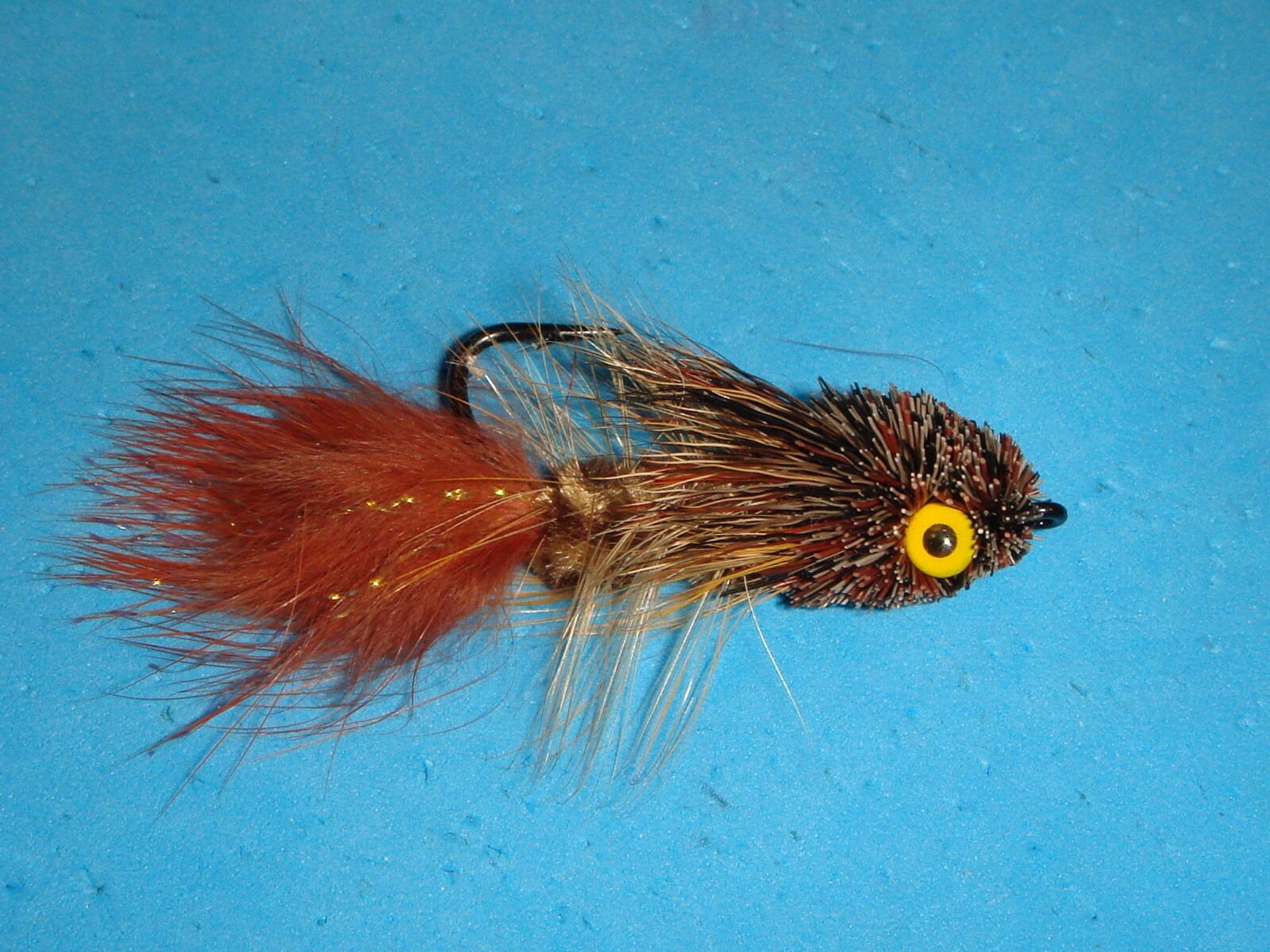 FLY FISHING FLIES - Brown MINI SCULPIN size #4 (3 pcs.)