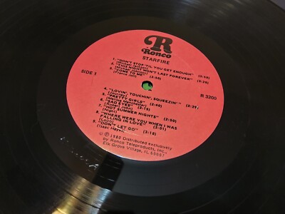 STARFIRE ~ ORIGINAL HITS / STARS ~ LP 1980 ~ VG+/VG+ ~ RONCO | eBay