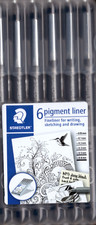 Staedtler 6-pc pigment liner NEW