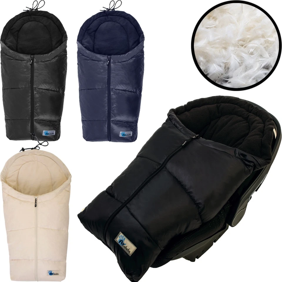 ALTABEBE Daunenfußsack Winterfußsack Baby Fußsack für Babyschale Autobabyschale Autositz