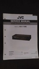 JVC ax-11 bk service manual original repair book stereo integrated amplifier amp