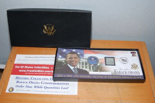 2008 Barack Obama Commemorative Cover Half Dollar Coin Biden - Picture 1 of 3
