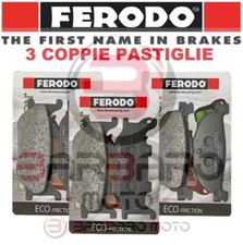 PASTIGLIE FRENO ANTERIORI + POSTERIORI FERODO YAMAHA MAJESTY 400 DA 2005 AL 2012