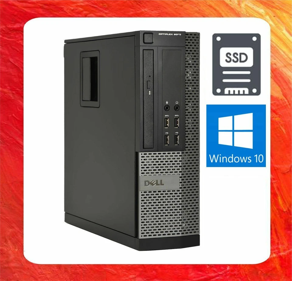 DELL OPTIPLEX 9020 INTEL CORE I7 4770 3.4GHZ 8GB 240GB SSD DVDRW WIN10 PRO
