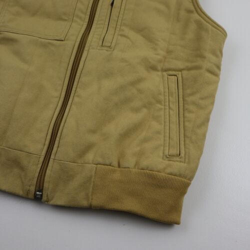 Patagonia All Seasons Hemp Canvas Duck Insulated Work Vest Womens Sz Small Khaki - Picture 4 of 9