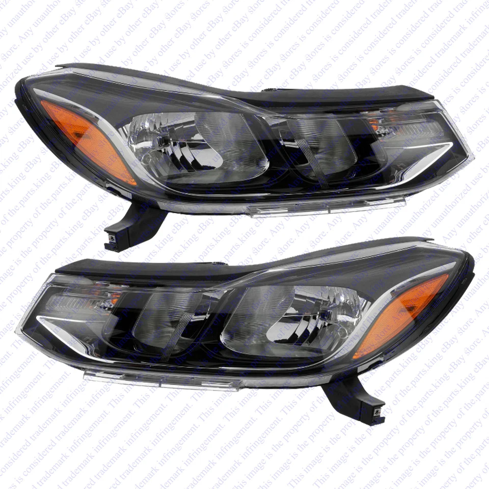 Conjunto de faros halógenos para Chevrolet Trax 2017 2022 conductor pasajero juego de 2 piezas Foto 2 de 4